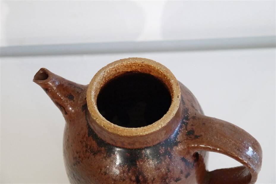 Glazed stoneware pitcher 1960