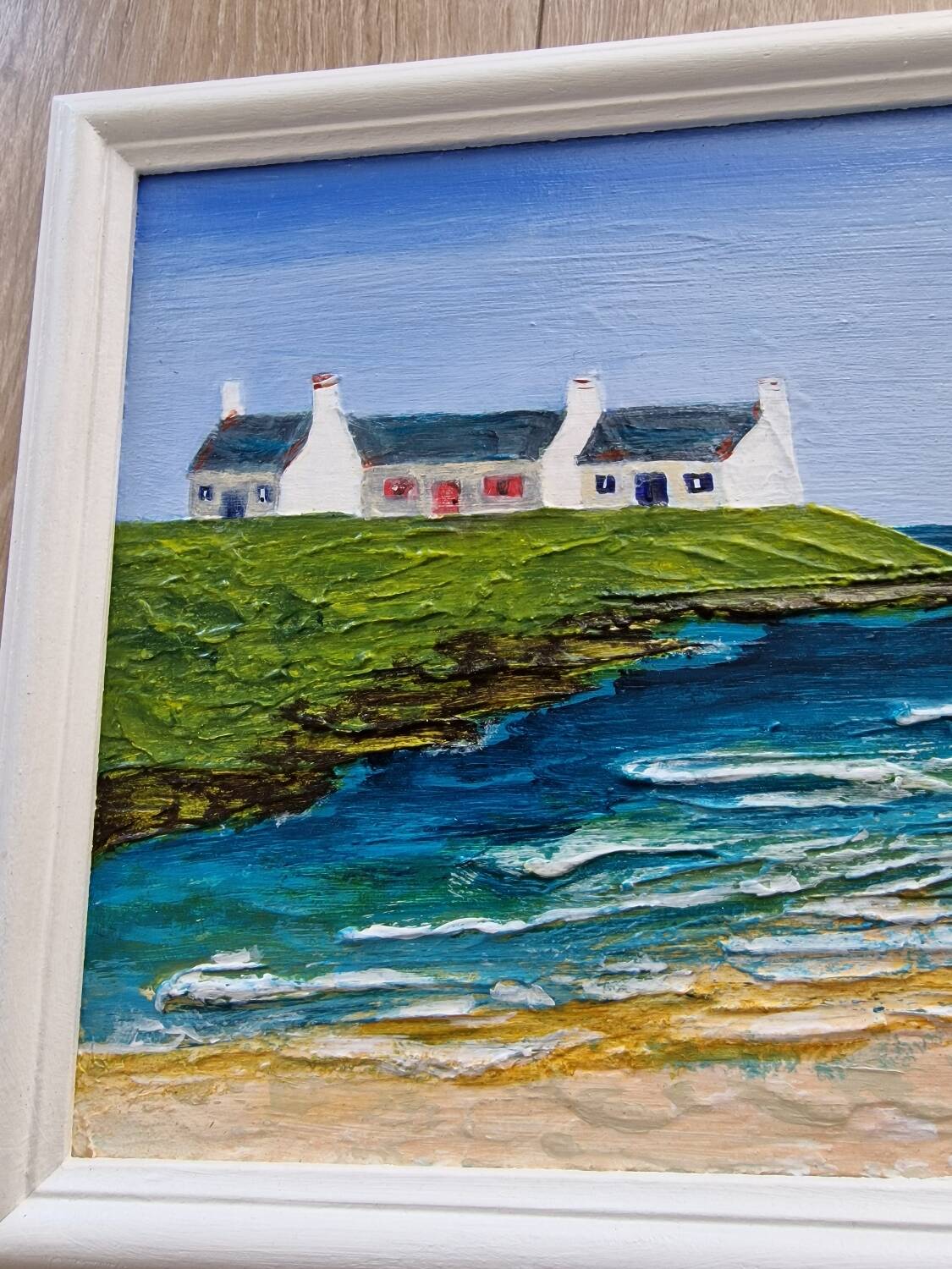 Small Breton landscape painting