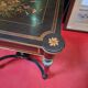 Work table/vanity in blackened wood and marquetry – Napoléon III period