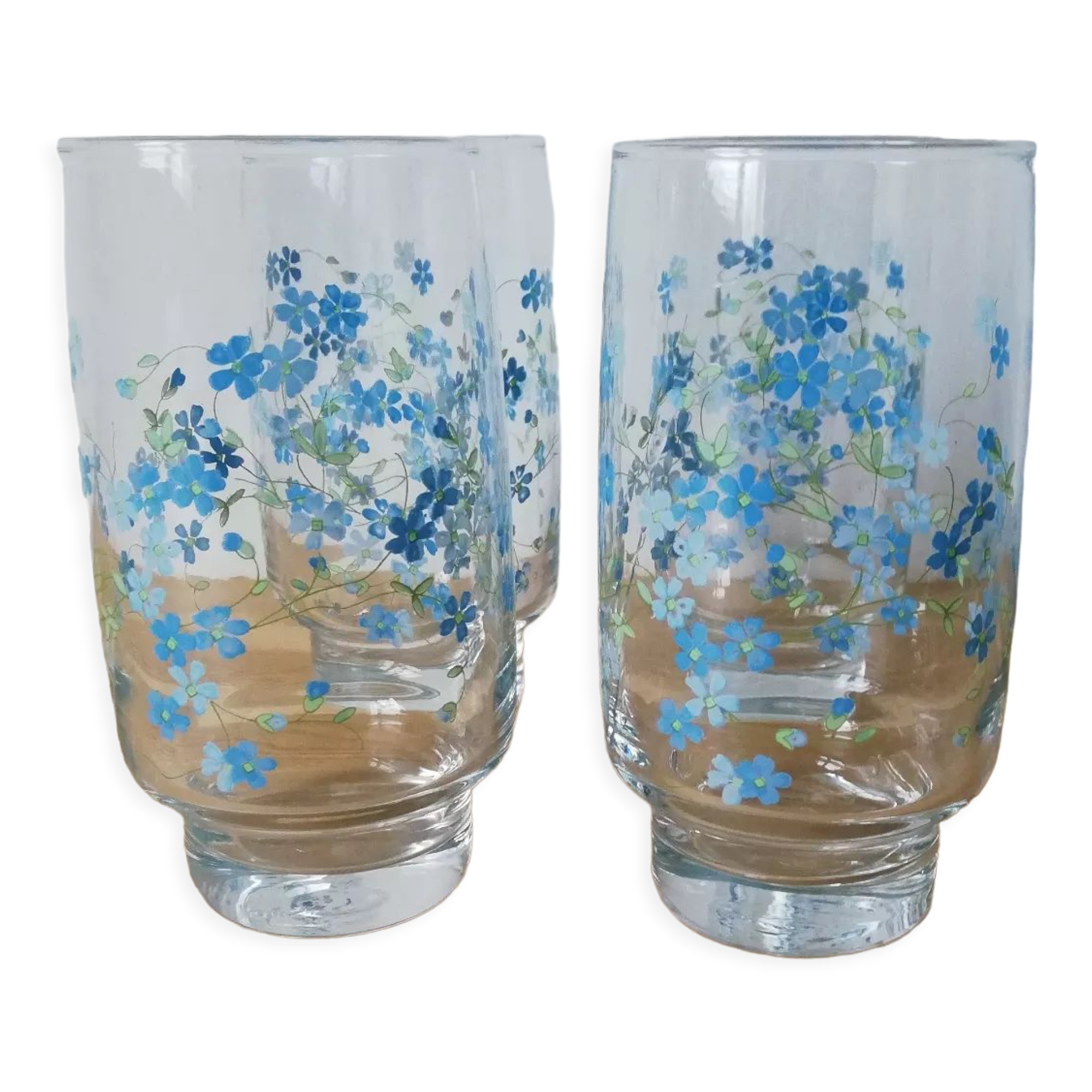 Forget-me-not glass