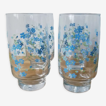 Verre myosotis