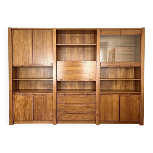 Bibliothèque Roche Bobois en bois massif