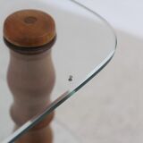 Table basse italienne à double étagère des années 1940