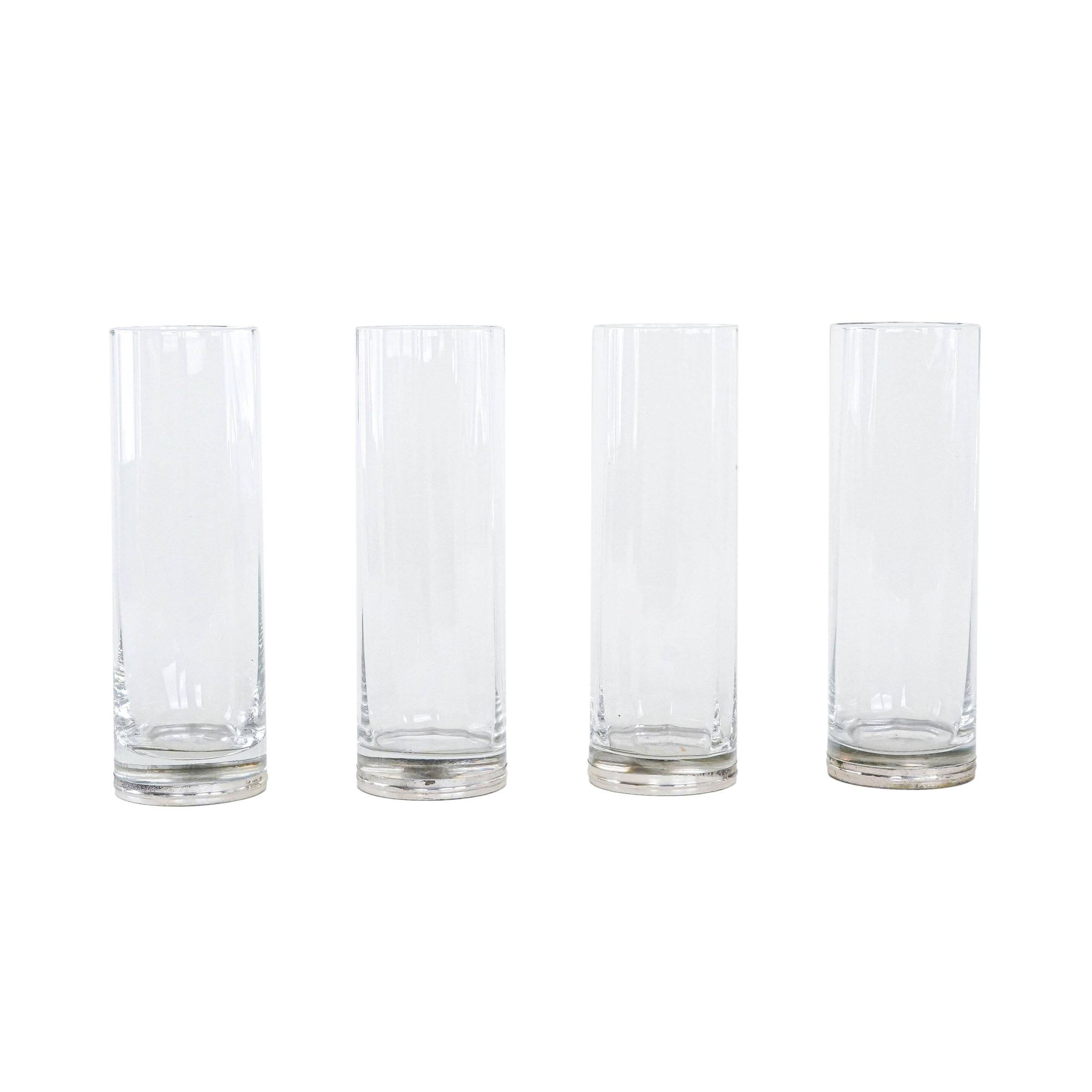 Ensemble de verres, style Hollywood Regency, années 1970, fabriqué en Italie.