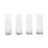 Set of glasses, Hollywood Regency style, 1970s, made in Italy