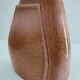 Enamelled ceramic flat vase design 80s - 90s