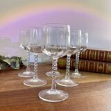 Box of 6 crystal glasses