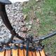 Old garden bench with vintage cast iron legs xxeme