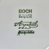 Set of 8 Boch La Louvière soup plates - Argenteuil series