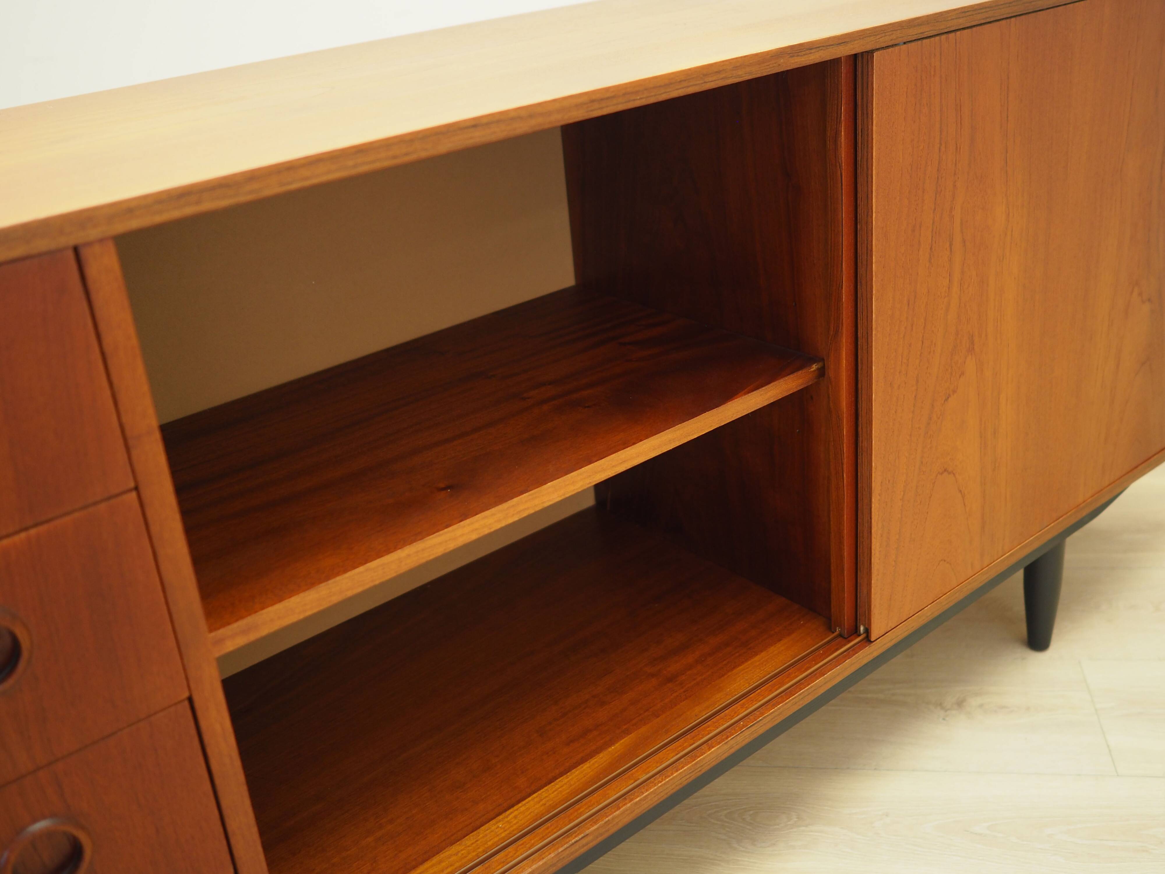 Teak sideboard, Danish design, 1970s, production: Denmark