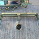 Art Deco luminaire pair of double wall sconces and mirror DLG SUBES AD