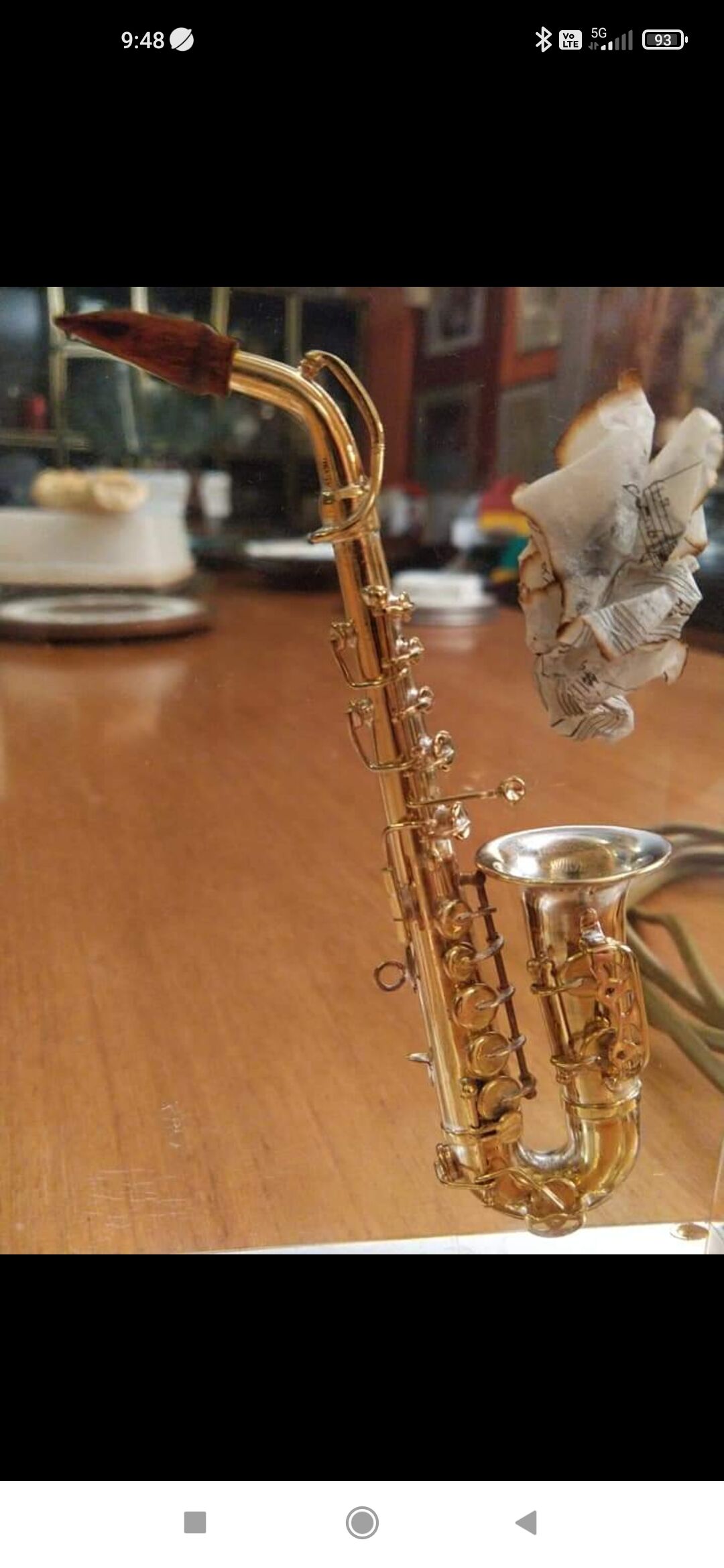 Fractal resin lamp base with inclusion by Pierre Giraudon circa 1970