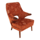 Fauteuil scandinave en tissu, Suède, 1940