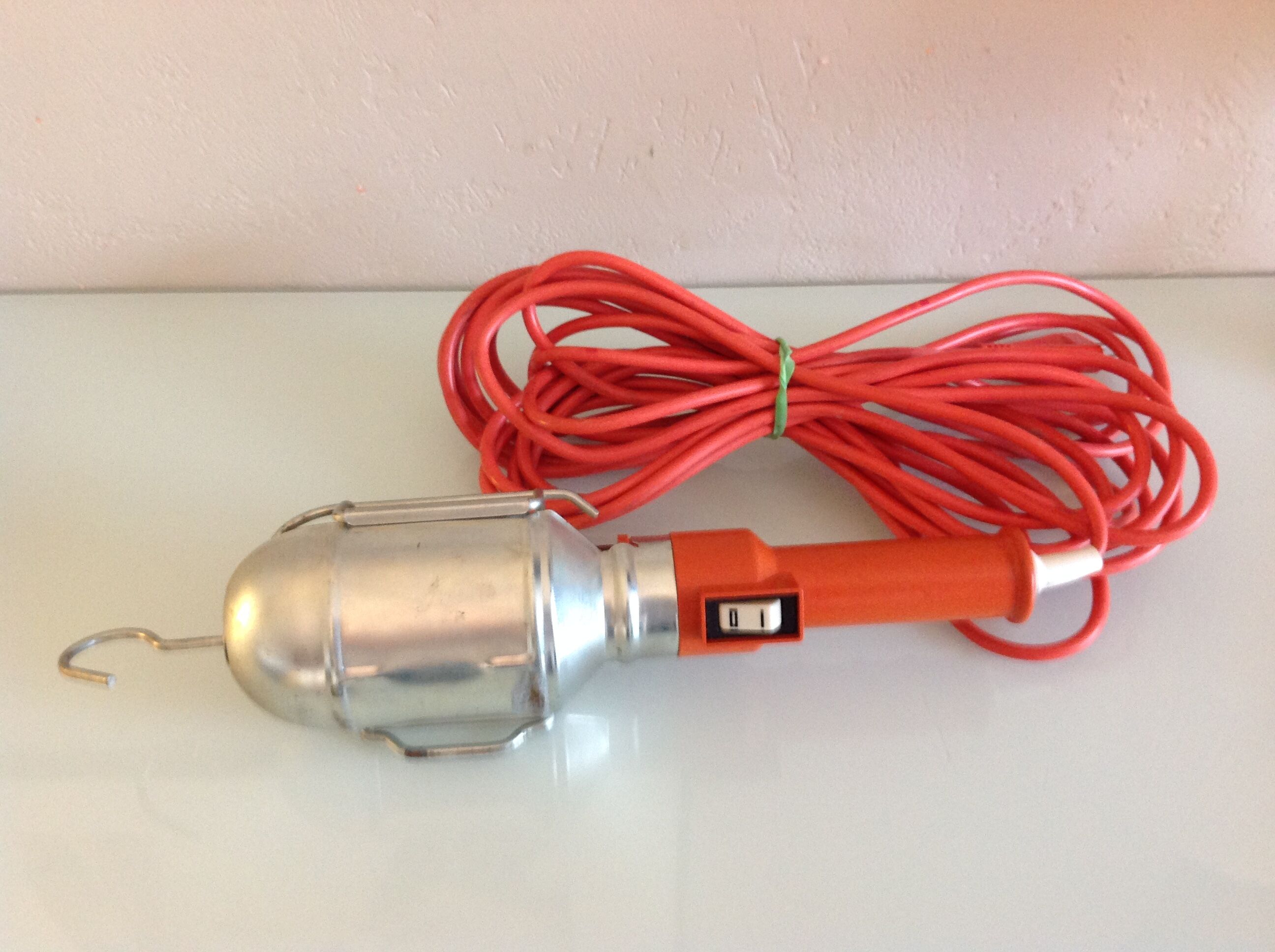 Scame orange workshop walker industrial/vintage 60s-70s