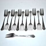 Set of 12 RENEKA cake dessert forks Victoria Spatours contour model 15cm