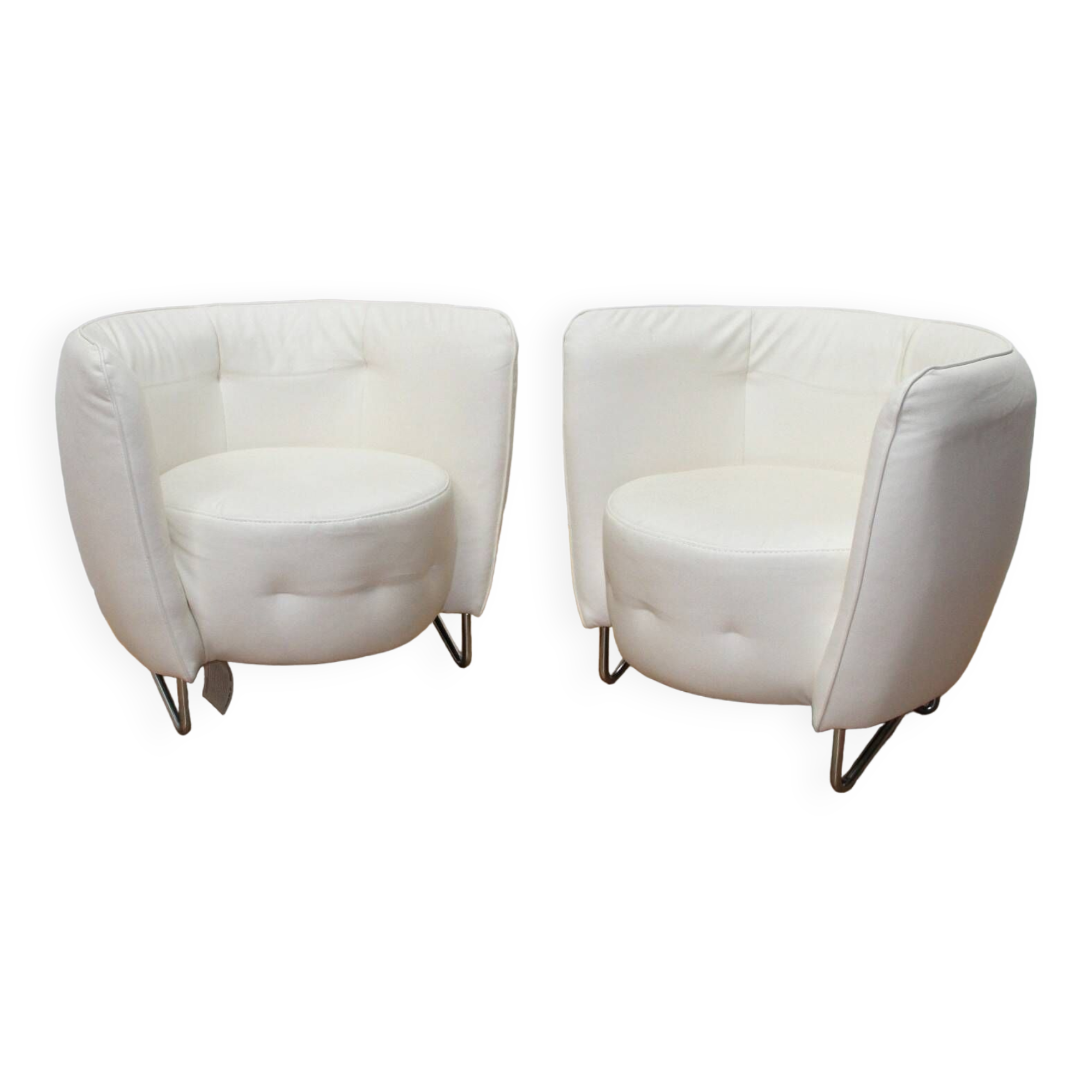 Pair of Maybe armchairs, Cotta