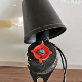 Suspension vintage en verre blanc : Éclairage de cuisine moderne du milieu du siècle