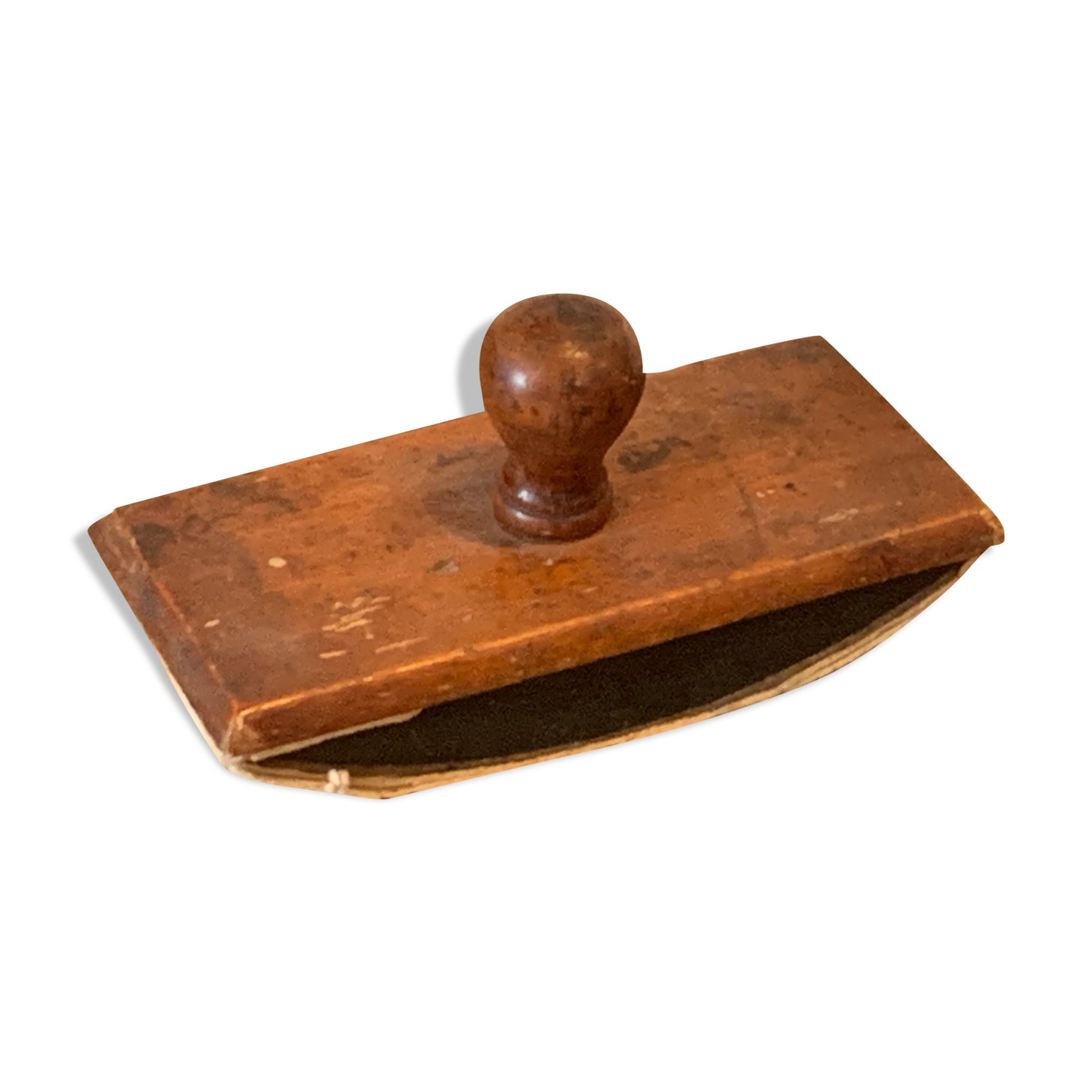 Old wooden blotter stamp