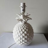Pineapple lamp in white biscuit