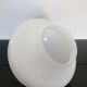 Suspension champignon vintage globe opaline blanche années 70