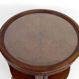 Pedestal table / nesting tables convertible into 2 side tables, Art Nouveau, France, 1910