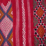 Handmade red Berber Kilim 203x109cm