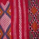 Handmade red Berber Kilim 203x109cm
