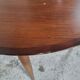 Lubke round rosewood dining table, 60s