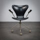 Arne Jacobsen Model 3217 office chair for Fritz Hansen, first edition, 1950s