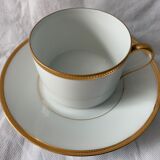 Jammet Seignolles Limoges porcelain and gold cup