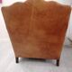 Leather club chair, fully restored