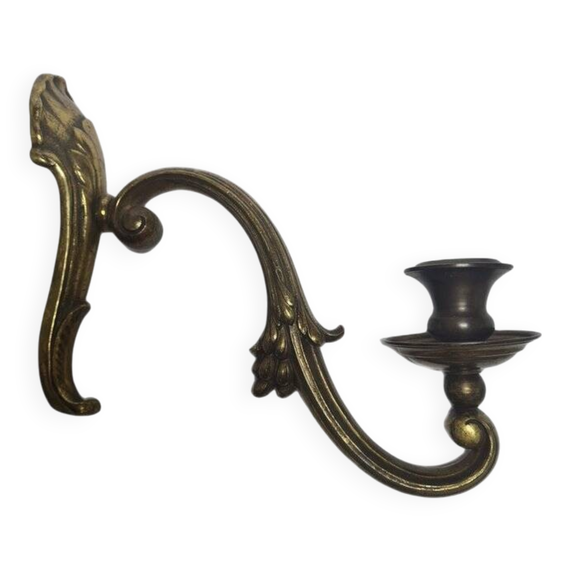 Antique bronze wall lamp, Germany, 1900s