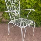 Fauteuils provençaux en fer forgé