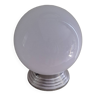 Opaline ball lamp on base