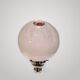 Italian Murano glass lamp, silver metal by Toni Zuccheri for Mazzega.