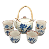 Teapot and cups
