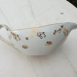 Serving dishes and soup bowl in luxury porcelain of the compagnie nationale
