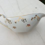 Serving dishes and soup bowl in luxury porcelain of the compagnie nationale