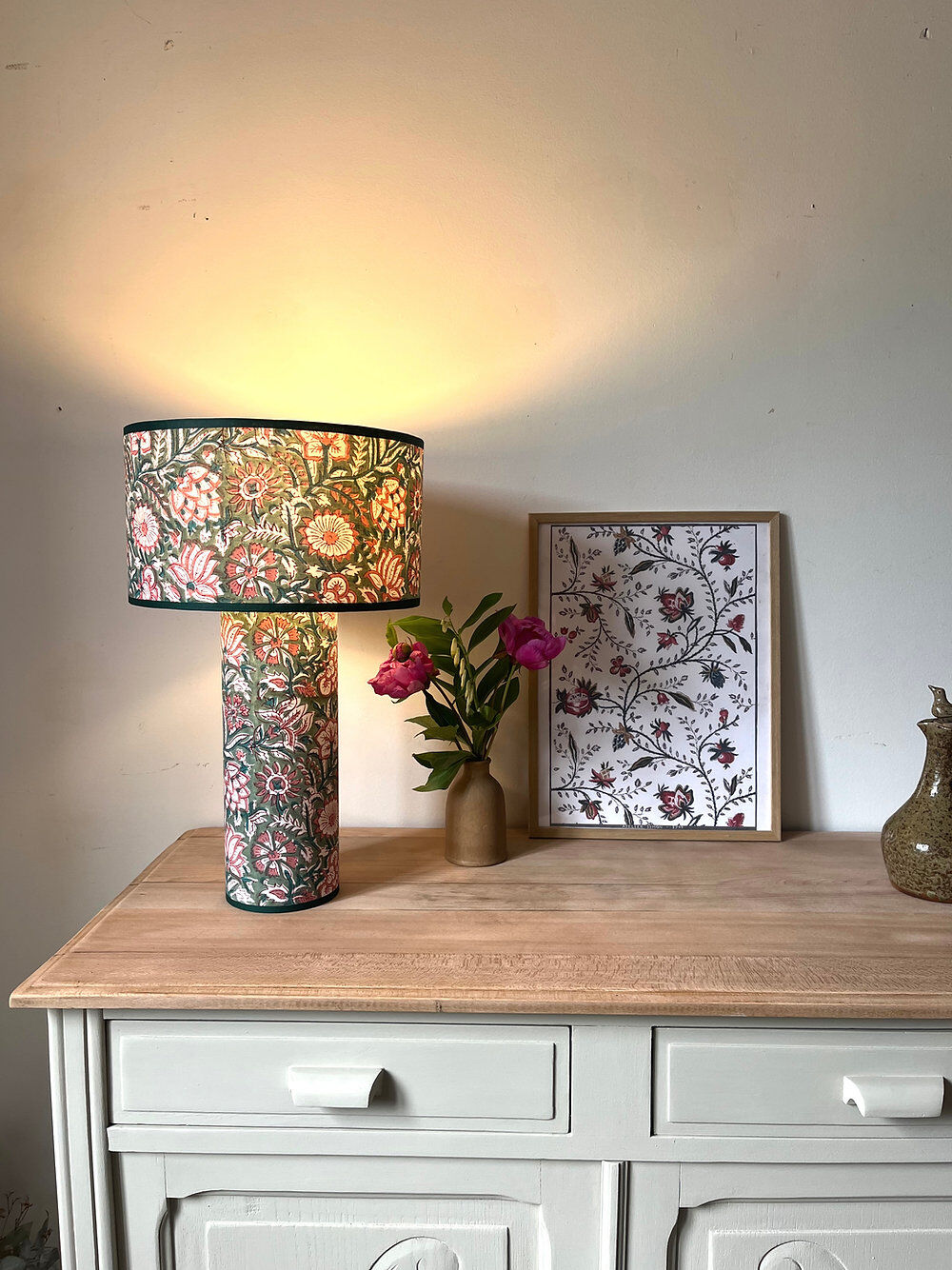 Lamp block print India