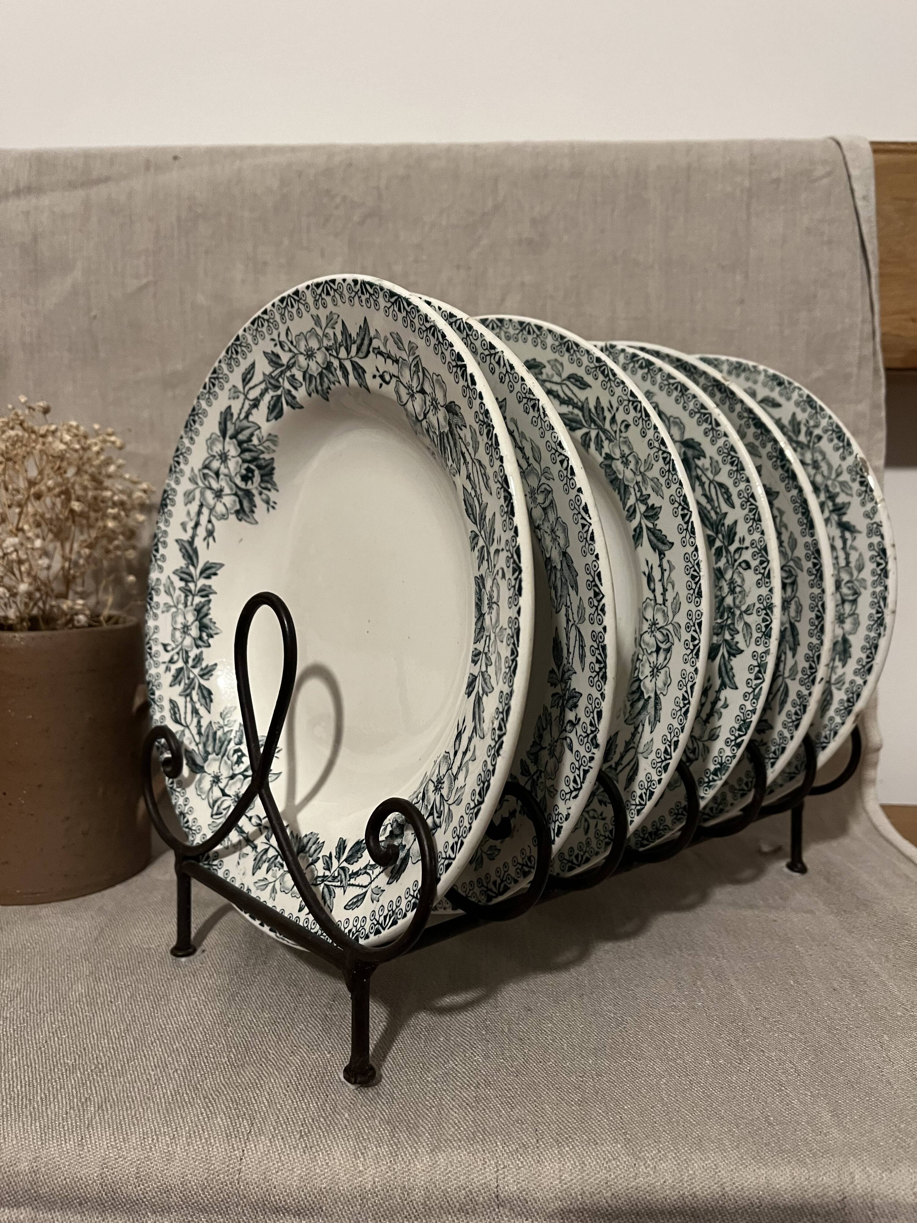 Lot 6 soup plates Guadeloupe Saint Amand