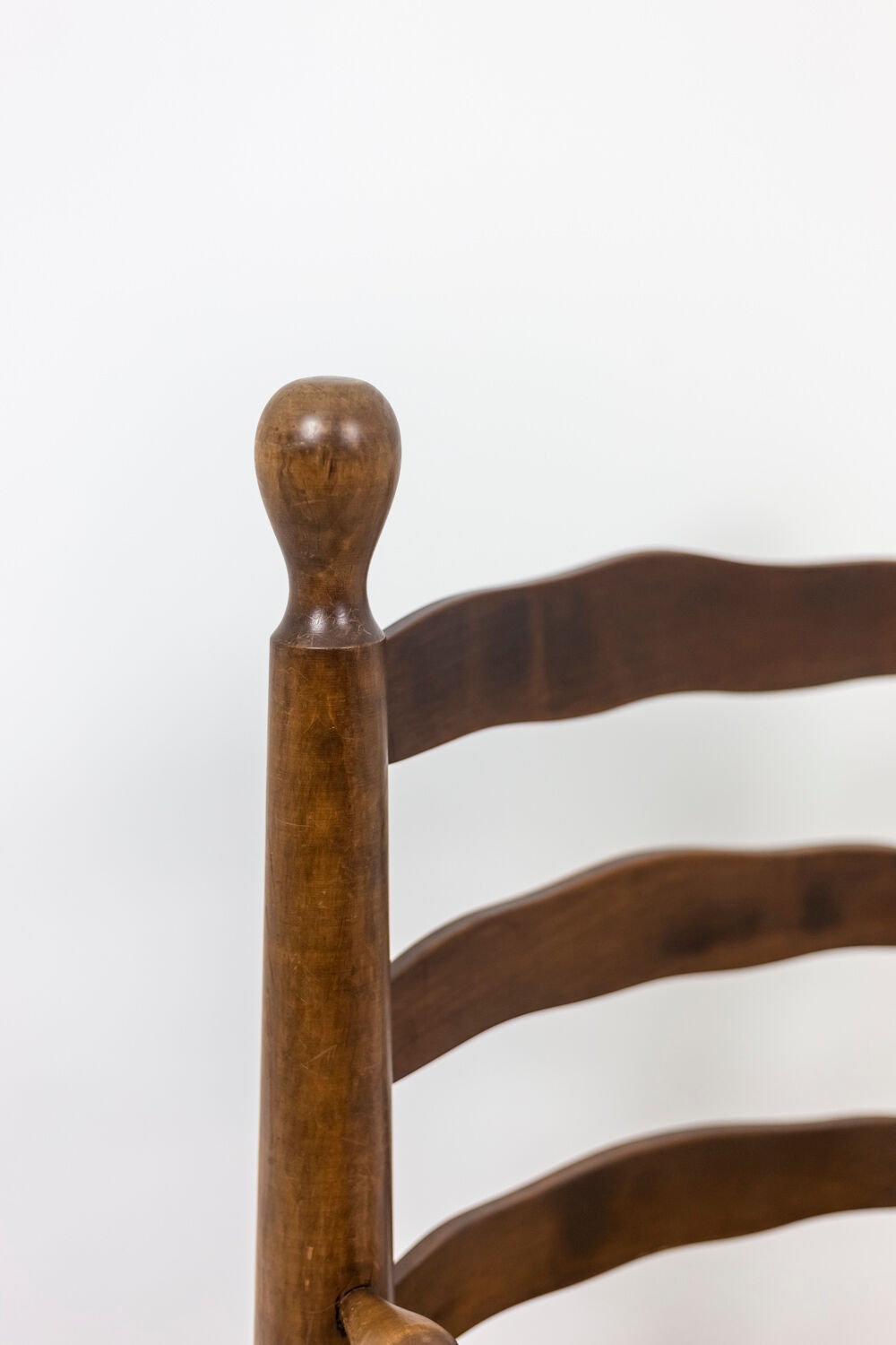 Pair of mulched armchairs made of natural beech, 1950s