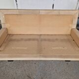 Salon vintage canapé et deux fauteuils