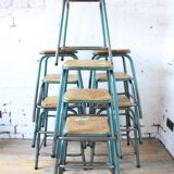 Industrial vintage Mullca stool