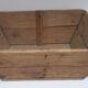 Wooden box trapezoidal