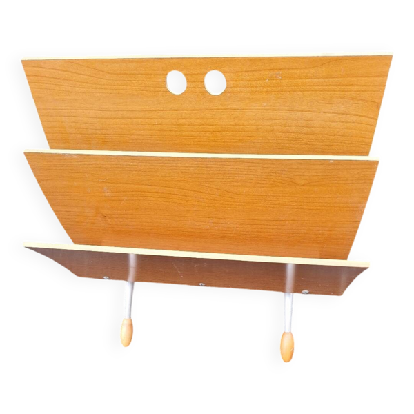 porte revue bois design