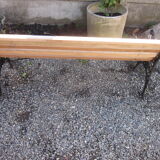 Cast-iron garden bench