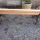 Cast-iron garden bench