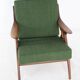 De Ster "Knoop" - armchair 'Glane' mid century modern Dutch Design in teak