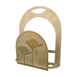 porte-revues vintage - laiton