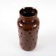 Brown ceramic vase, German design, 1960s, made in West Germany